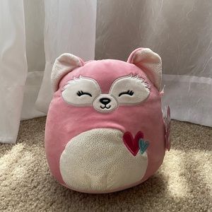 Squishmallow 8in Pink Fox Flora